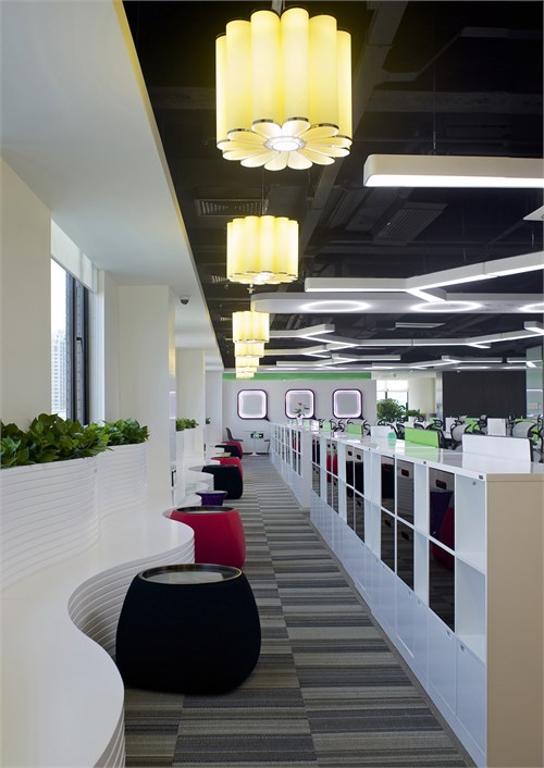 騰訊科技(北京)希格瑪大廈4F辦公區(qū)裝修工程_美國室內(nèi)設(shè)計中文網(wǎng)