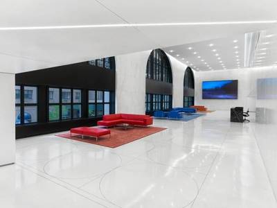 SONY集團(tuán)訂制的辦公室裝修設(shè)計效果圖(實景)